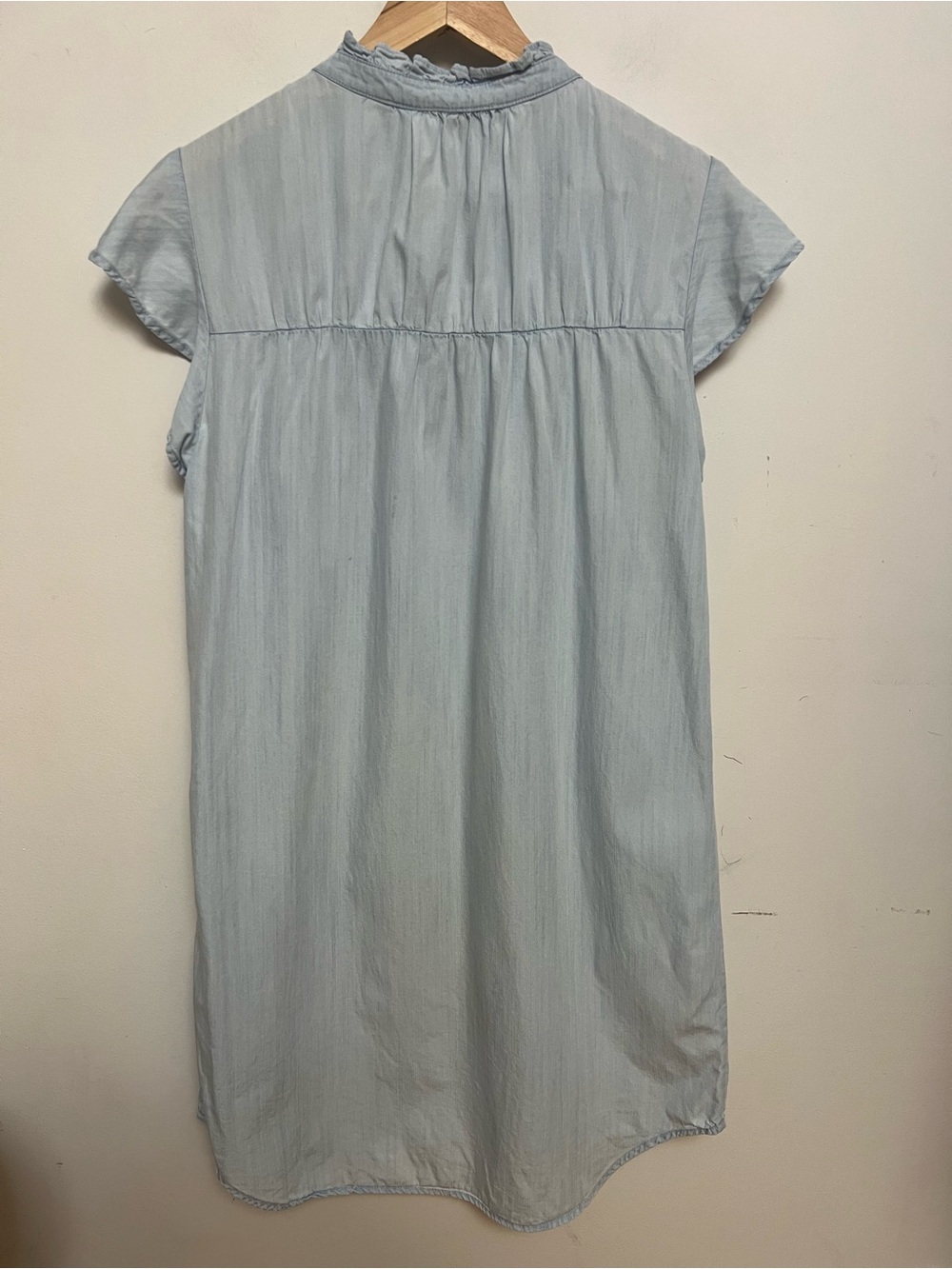 Rails Kat Dress Light Vintage Tencel Chambray Shirt Dress Size S - Picture 6 of 10